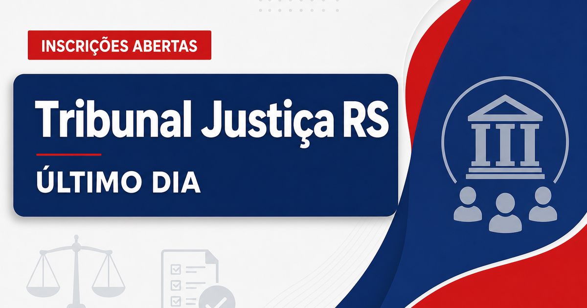 Concurso Penal RS tem último dia de inscrição; veja datas e mais! - Tribunal de Justiça do Rio Grande do Sul