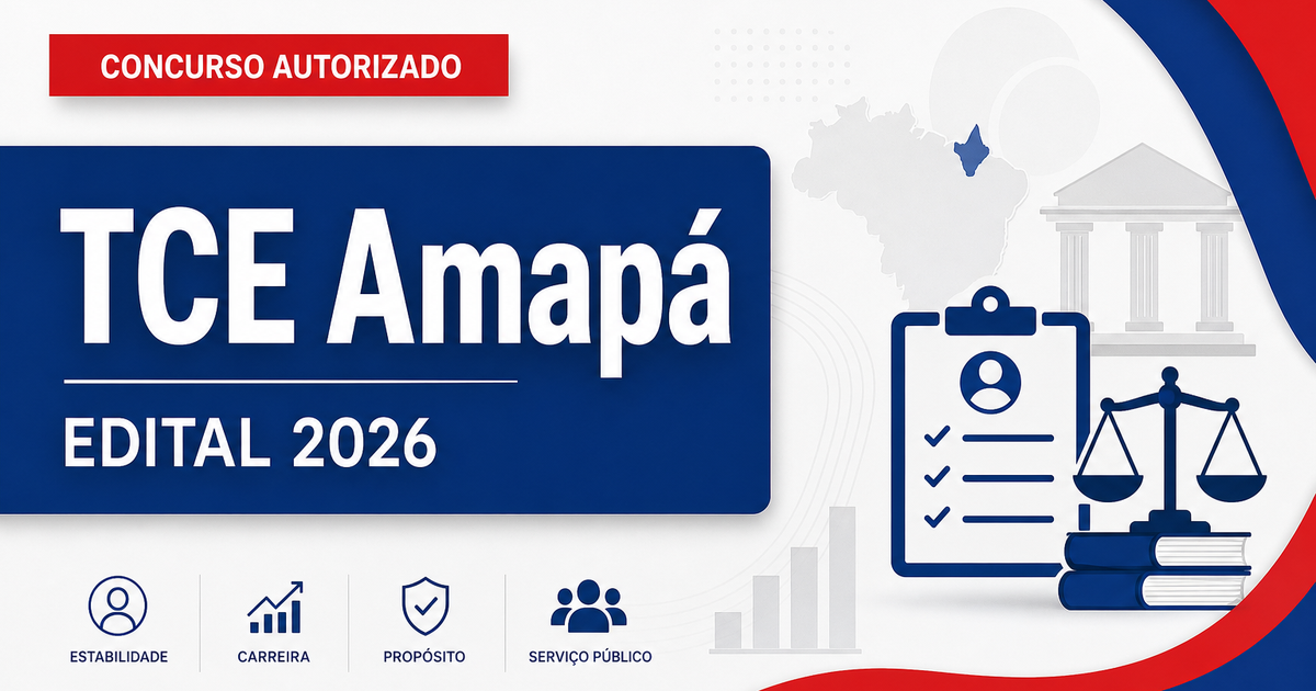 Concurso TCE AP: designado responsável por nova seleção para servidores - Tribunal de Contas do Estado