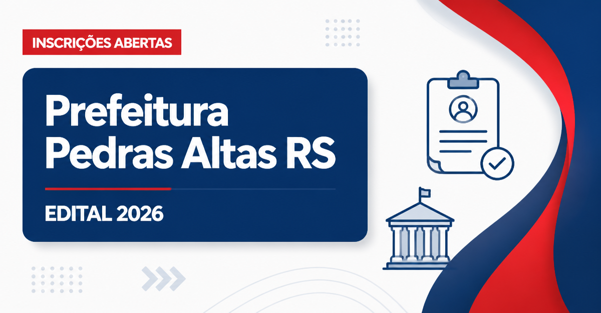 Prefeitura de Pedras Altas - RS abre seleção para o cargo de Motorista - Prefeitura de Pedras Altas