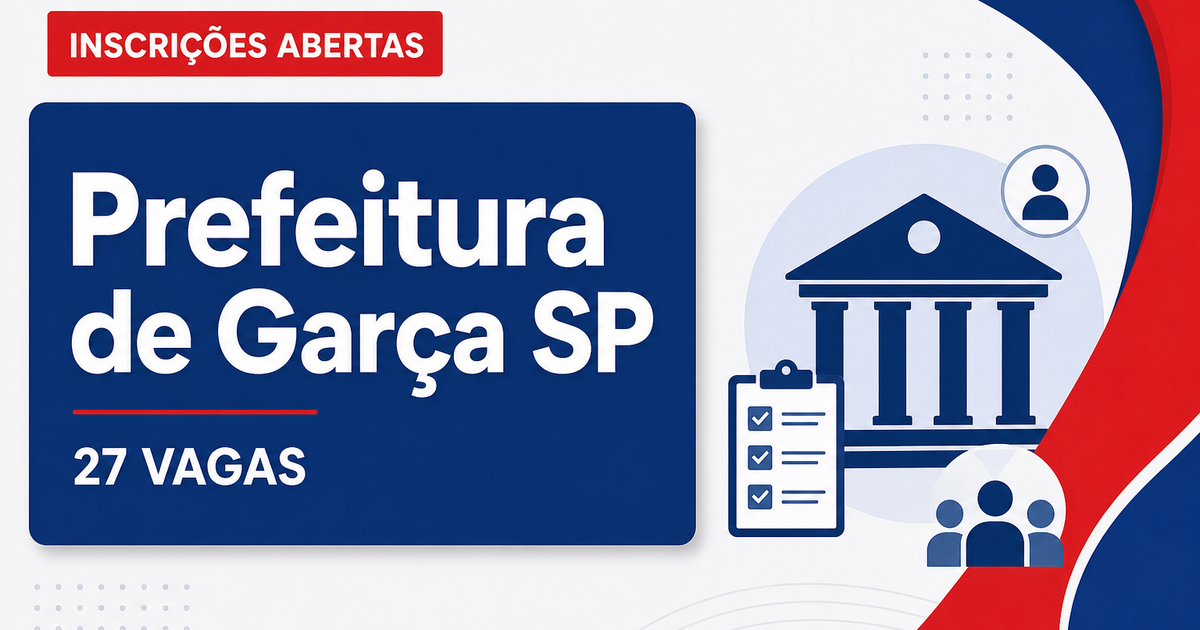 Prefeitura de Garça: Prefeitura de Garça - SP abre concurso público para cargos na área da educação - Prefeitura de Garça