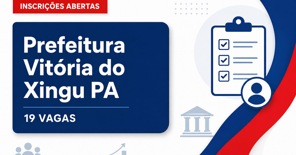 PMVX - Prefeitura de Vitória do Xingu: Prefeitura de Vitória do Xingu - PA abre processo seletivo para diretores e vice- - Prefeitura de Vitória do Xingu