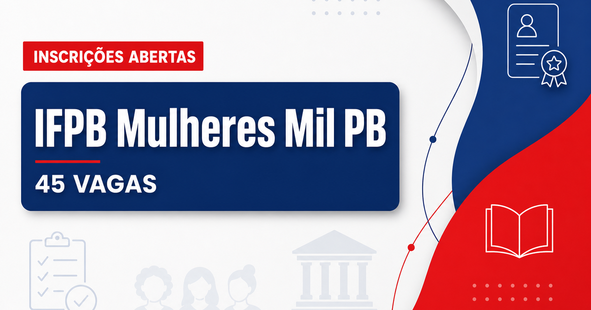 IFPB - Instituto Federal de Educação, Ciência e Tecnologia da Paraíba: IFPB - PB abre processos seletivos para o Program - Instituto Federal de Educação, Ciência e Tecnologia da Paraíba