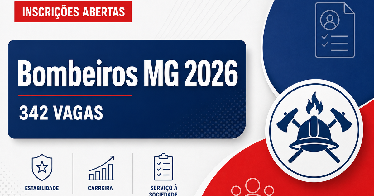 CBMMG - Corpo de Bombeiros Militar de Minas Gerais: CBMMG abre vagas para cursos de formação de Oficiais e Soldados - Corpo de Bombeiros Militar de Minas Gerais