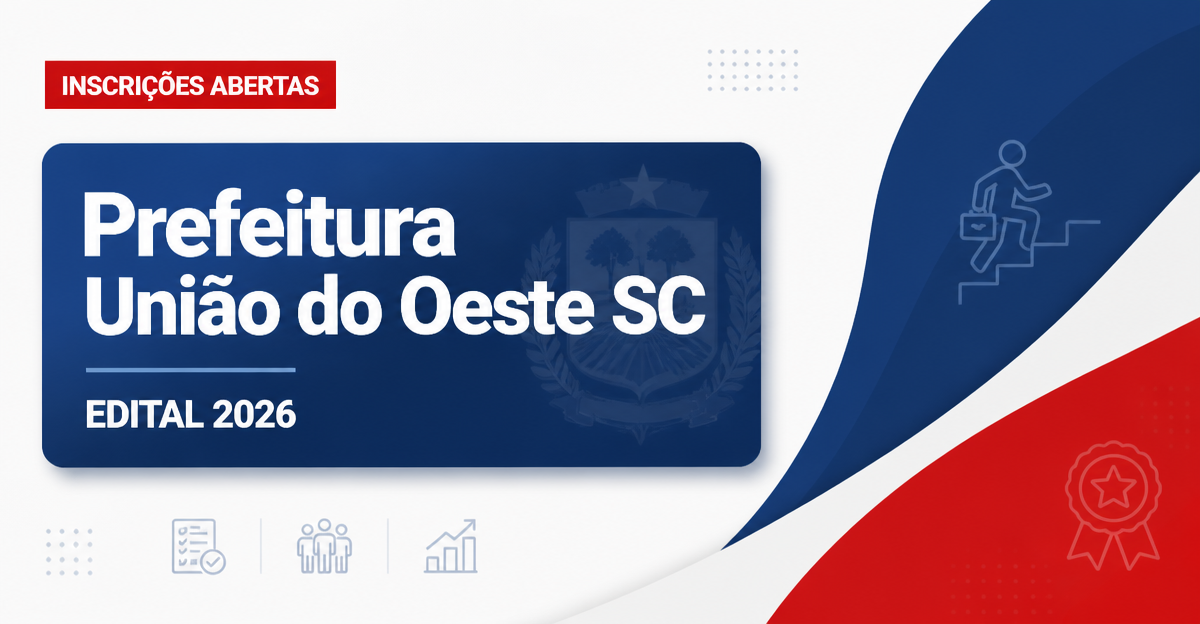 Prefeitura de União do Oeste - SC abre processo seletivo para cargo de Enfermeiro - Prefeitura de União do Oeste