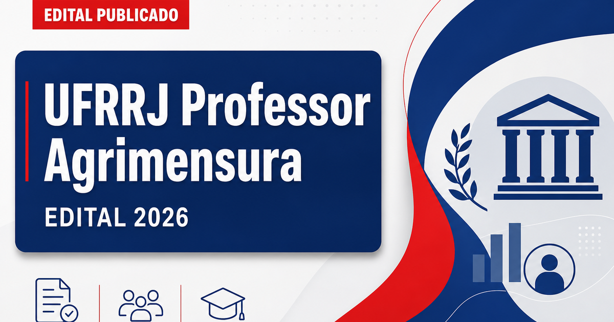 UFRRJ abre concurso para professor de agrimensura em Seropédica - Universidade Federal Rural do Rio de Janeiro