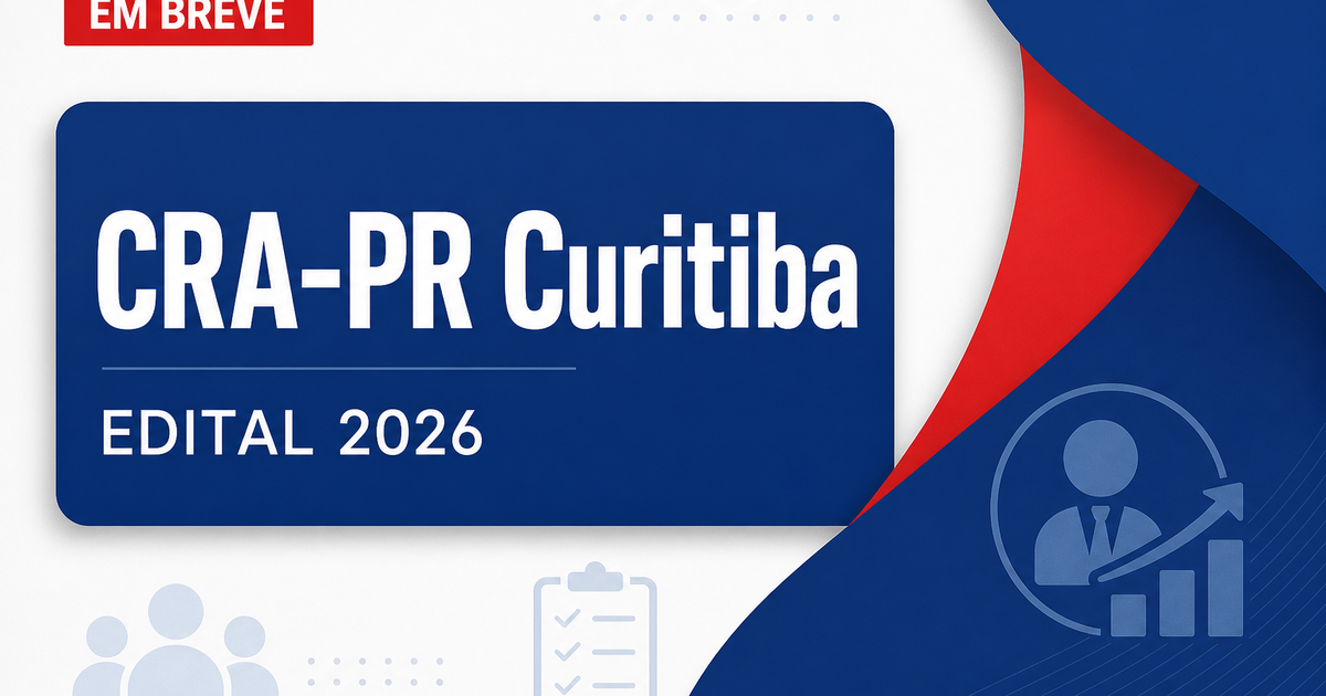 Concurso CRA-PR oferece vagas em diversas áreas em Curitiba PR - Conselho Regional de Administração do Paraná