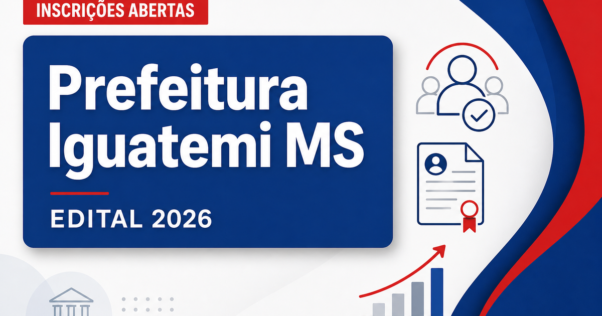 Prefeitura de Iguatemi - MS abre processo seletivo para o cargo de Vigia - Prefeitura de Iguatemi