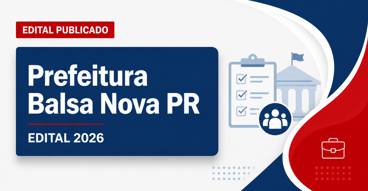 Prefeitura de Balsa Nova - PR abre vaga para condutor de veículos da educação - Prefeitura de Balsa Nova