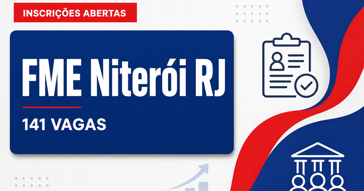 Fundação Municipal de Educação de Niterói RJ abre processo seletivo com 141 vagas - Fundação Municipal de Educação de Niterói