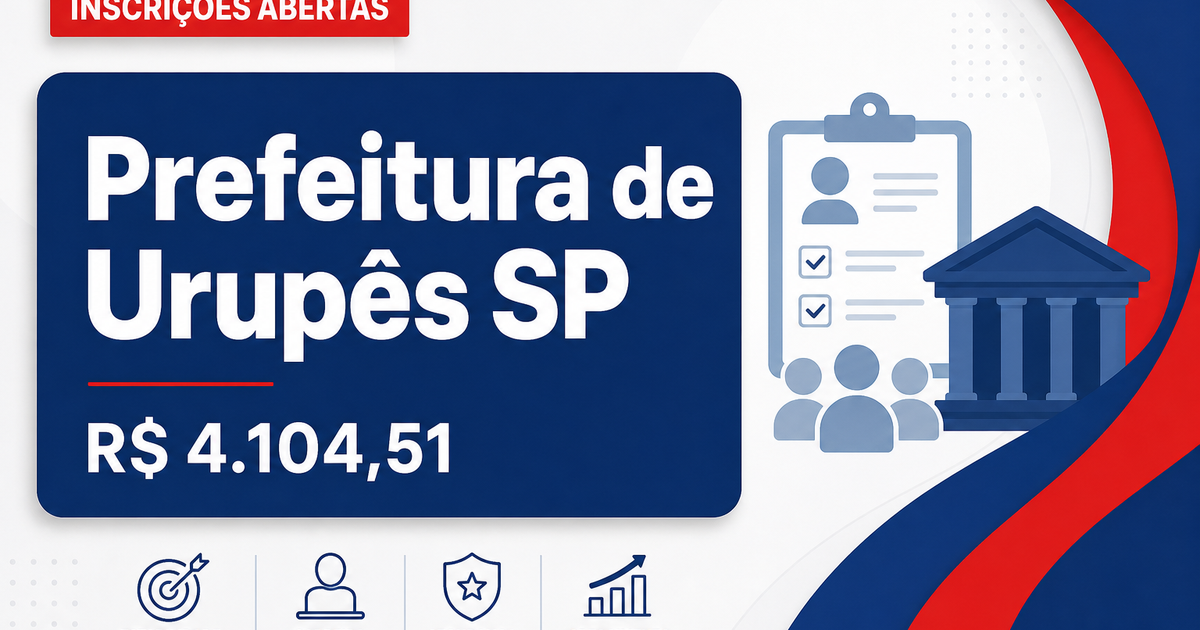 Prefeitura de Urupês: Prefeitura de Urupês - SP abre processo seletivo para professores de diversas áreas - Prefeitura de Urupês