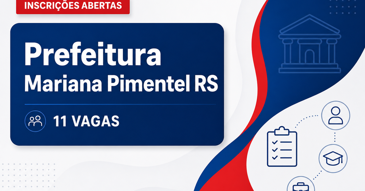 Prefeitura de Mariana Pimentel: Prefeitura de Mariana Pimentel - RS abre processos seletivos para operadores de máquinas - Prefeitura de Mariana Pimentel