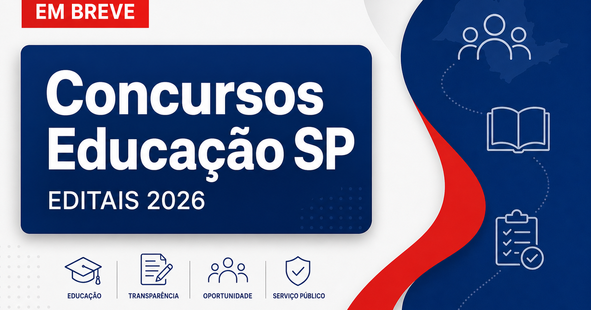 Concursos Educação 2026: veja editais abertos e previstos - s Educação : veja editais abertos e previstos