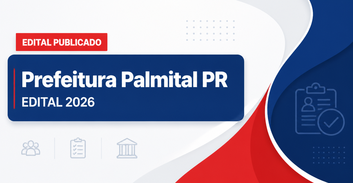 Prefeitura de Palmital - PR abre processo seletivo para professores - Prefeitura de Palmital