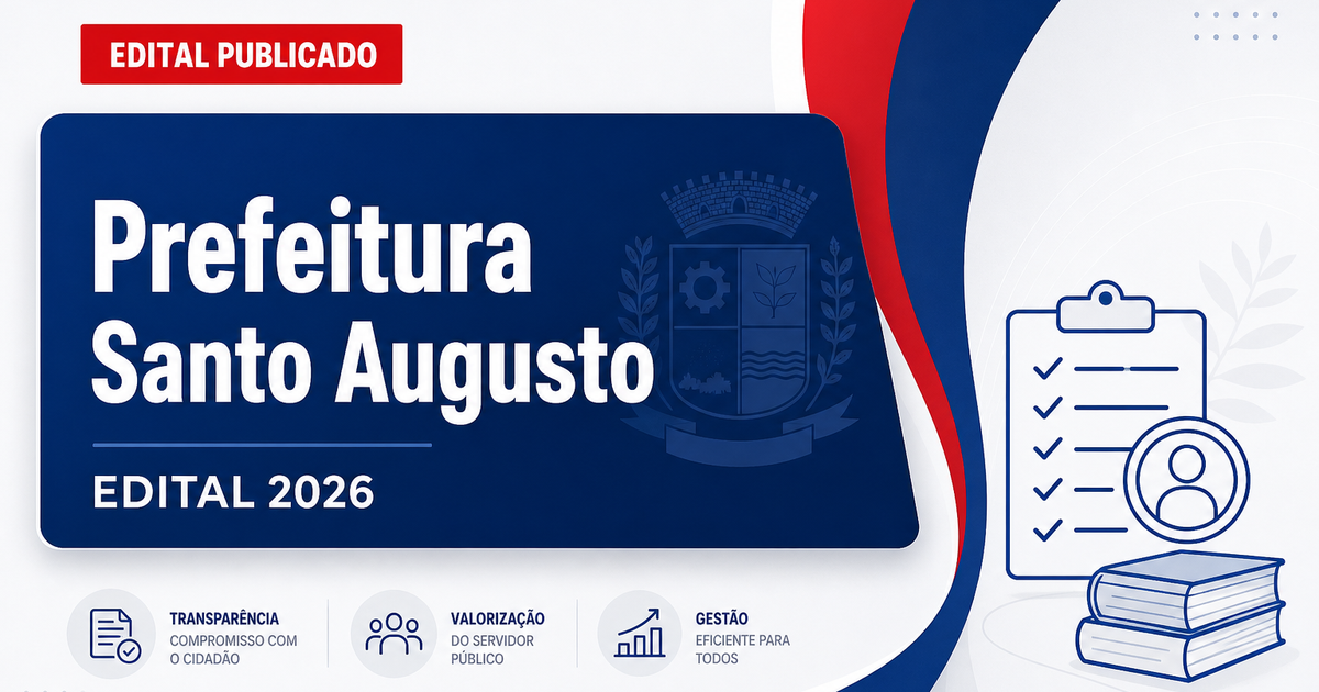 Processo seletivo Prefeitura de Santo Augusto RS cadastro reserva agente de patrimônio - Prefeitura de Santo Augusto