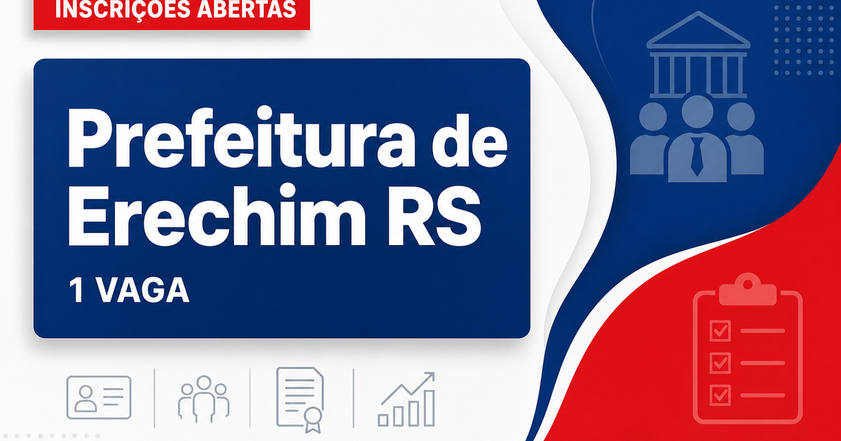 Prefeitura de Erechim: Prefeitura de Erechim - RS abre vaga para médico pediatra - Prefeitura de Erechim