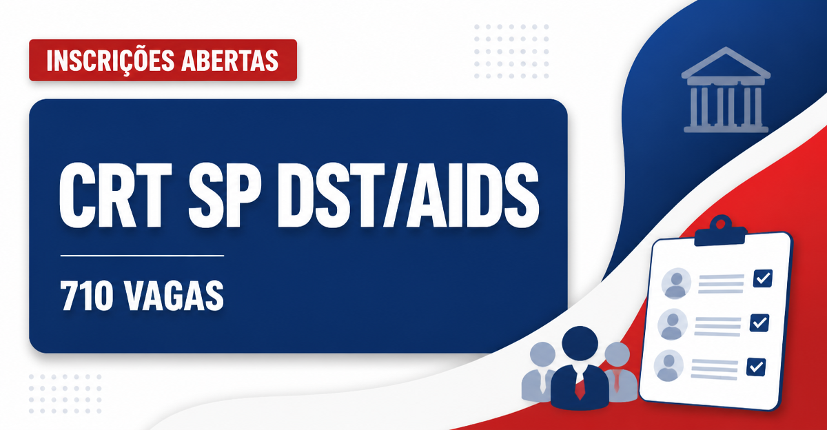 Processo seletivo do CRT SP abre 710 vagas na capital, interior e litoral - Centro de Referência e Treinamento em DST/AIDS