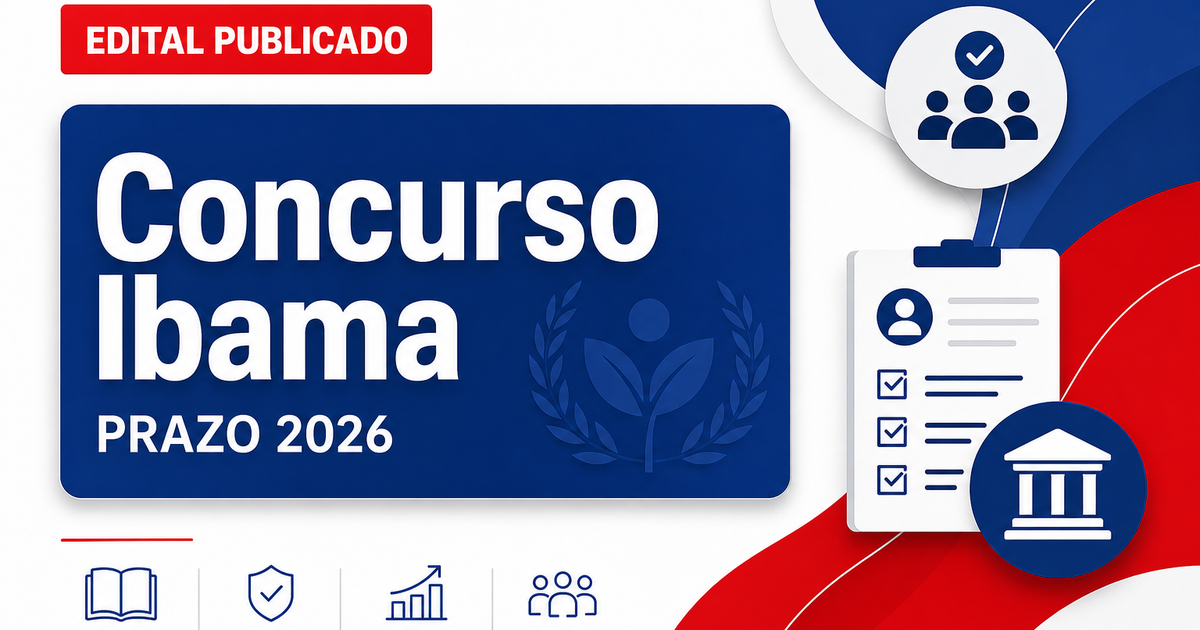 Concurso Ibama tem validade prorrogada; veja novo prazo! - Ibama tem validade prorrogada; veja novo prazo!
