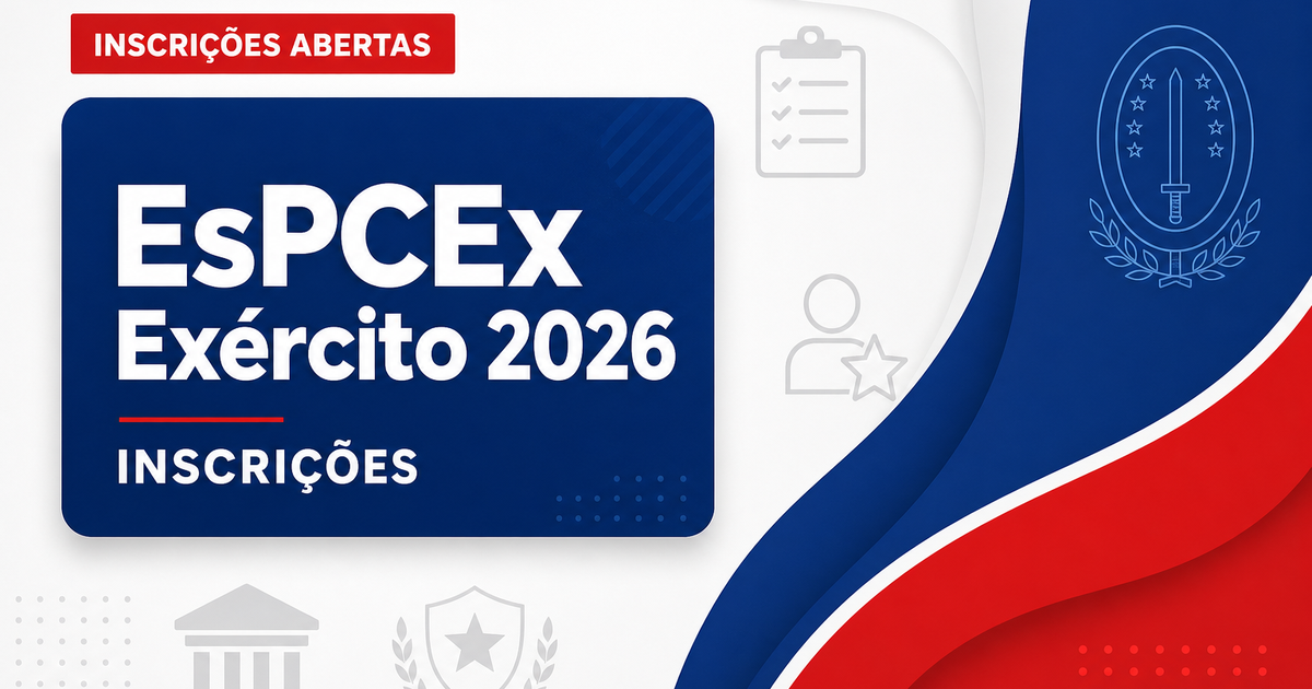 Concurso do Exército: últimas horas de inscrição para a EsPCEx - do Exército: últimas horas de inscriçãora a EsPCEx