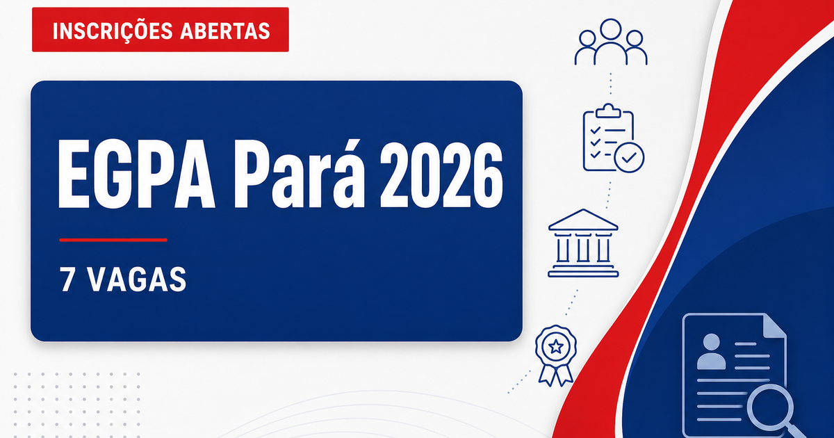 Escola de Governança Pública do Pará abre processo seletivo com 7 vagas - Escola de Governança Pública do Pará