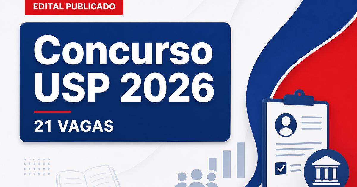 Concurso da USP: publicados 21 novos editais com vagas na capital e interior - Universidade de São Paulo