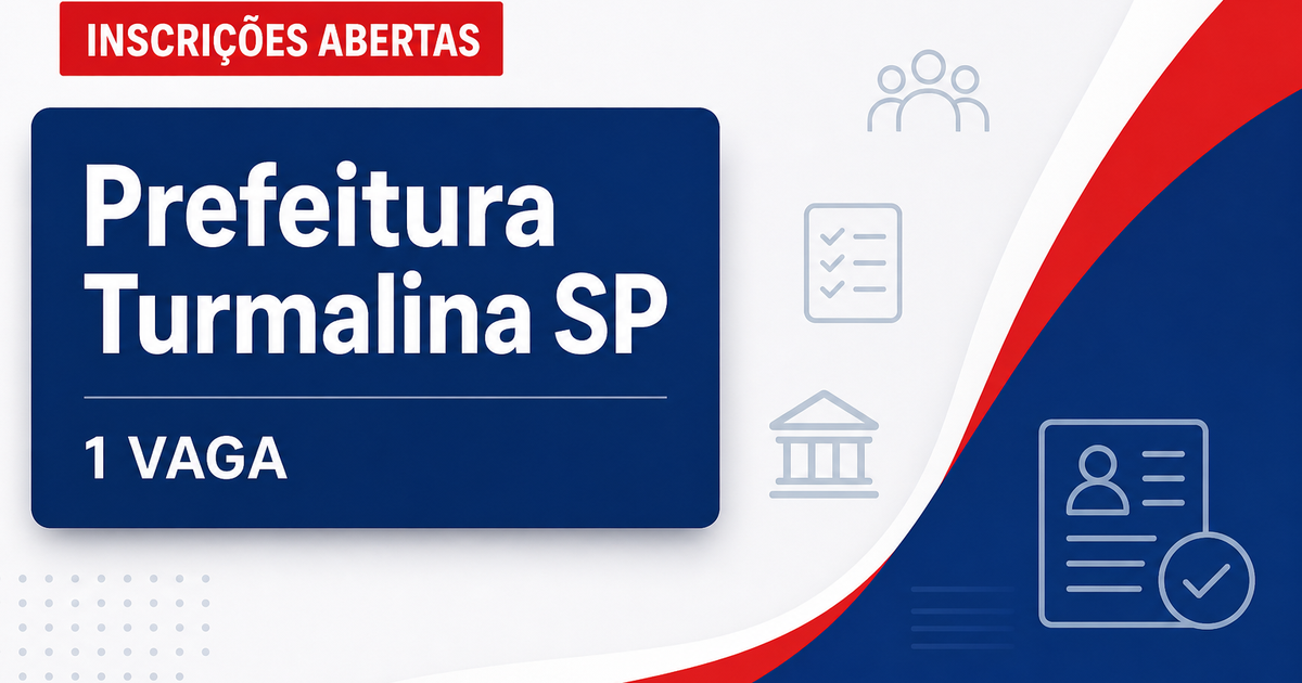Prefeitura de Turmalina - SP abre vaga para Agente Comunitário de Saúde - Prefeitura de Turmalina