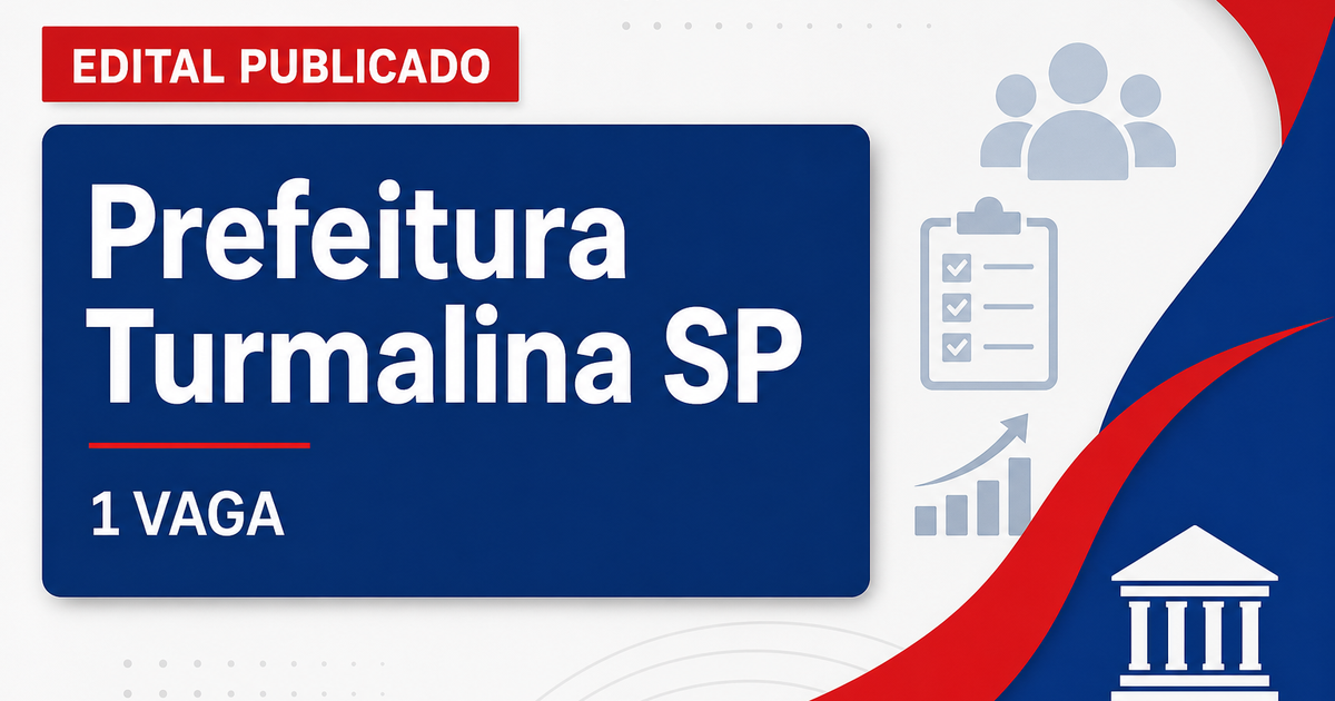 Processo seletivo Turmalina SP: 1 vaga para agente comunitário de saúde - Prefeitura de Turmalina