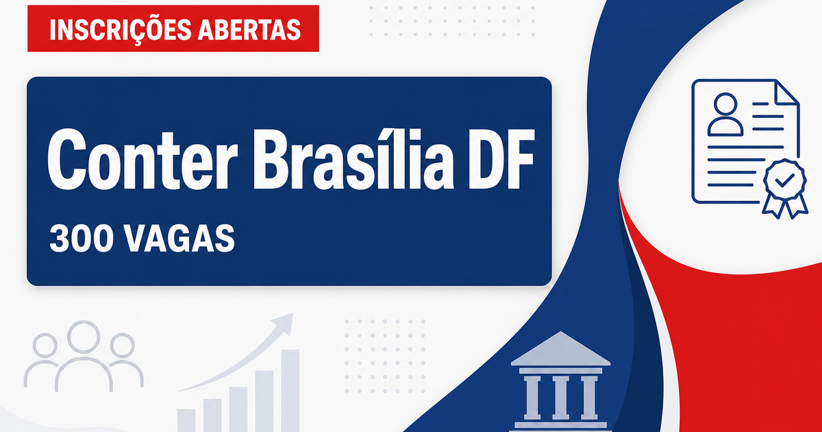 Concurso do Conter: reta final de inscrições para mais de 300 vagas em Brasília - Conter