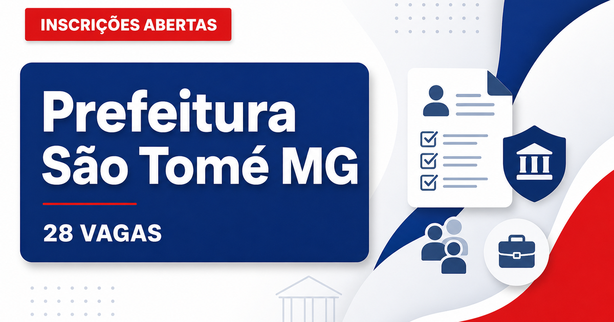 Prefeitura de São Tomé das Letras: Prefeitura de São Tomé das Letras - MG abre vagas para guarda municipal, técnico de e - Prefeitura de São Tomé das Letras