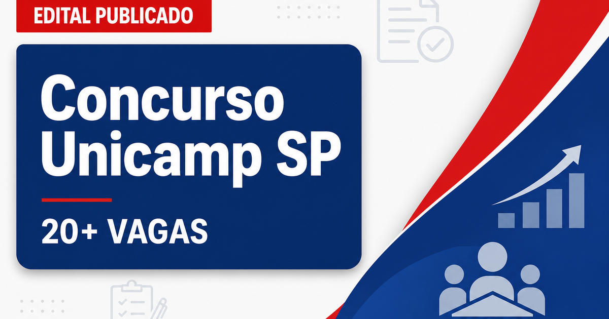 Concurso da Unicamp: editais oferecem mais de 20 vagas e salários de quase R$ 10 mil - Universidade Estadual de Campinas