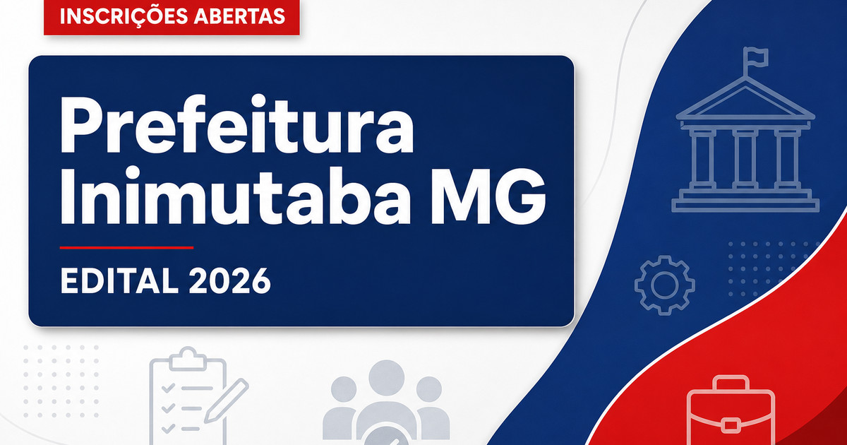 Prefeitura de Inimutaba - MG abre seleção para Médico Clínico Geral - Prefeitura de Inimutaba