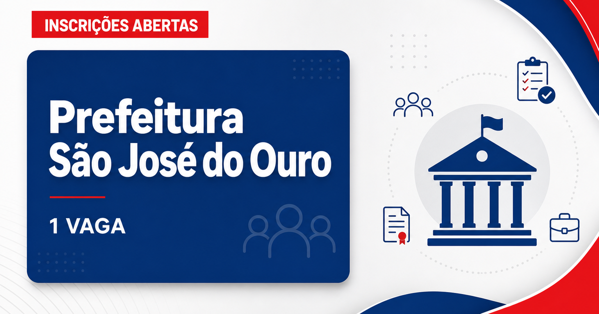 Prefeitura de São José do Ouro: Prefeitura de São José do Ouro - RS abre seleção para licenciador ambiental - Prefeitura de São José do Ouro