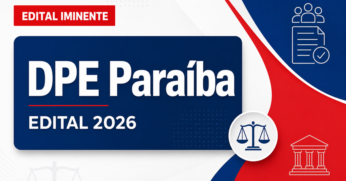 Concurso DPE PB tem banca definida para edital de servidores - Defensoria Pública do Estado