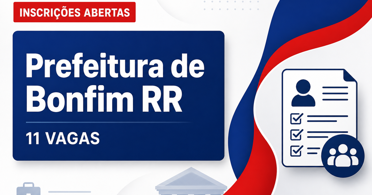 Prefeitura de Bonfim: Prefeitura de Bonfim - RR abre vagas para agentes de saúde e de endemias - Prefeitura de Bonfim