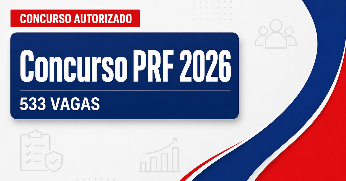 Concurso PRF: pedidos para novos editais somam 533 vagas - PRF: pedidosra novos editais somam 533 vagas
