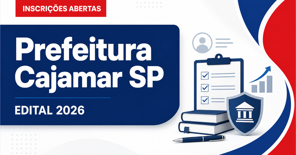 Prefeitura de Cajamar - SP abre processo seletivo para professores de diversas áreas - Prefeitura de Cajamar