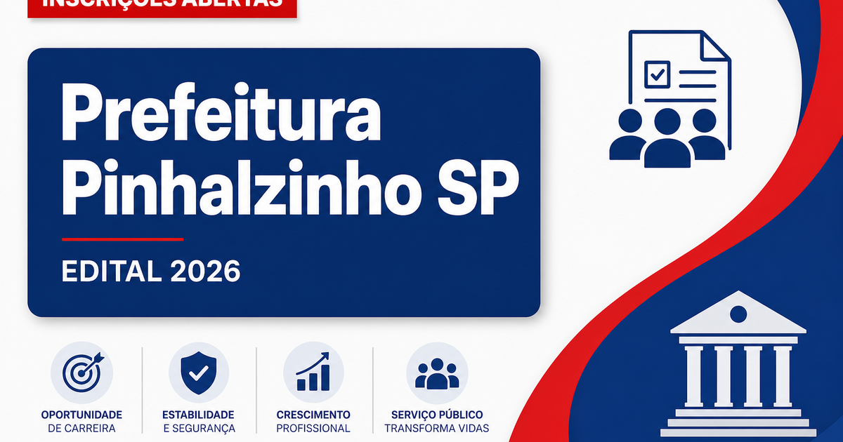 Prefeitura de Pinhalzinho - SP abre processo seletivo para professores - Prefeitura de Pinhalzinho