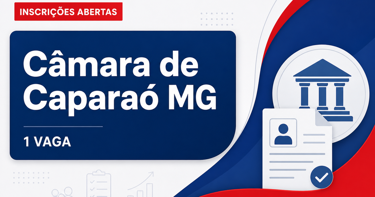 Câmara de Caparaó: Câmara de Caparaó - MG abre vaga para Auxiliar de Serviços Gerais - Câmara de Caparaó