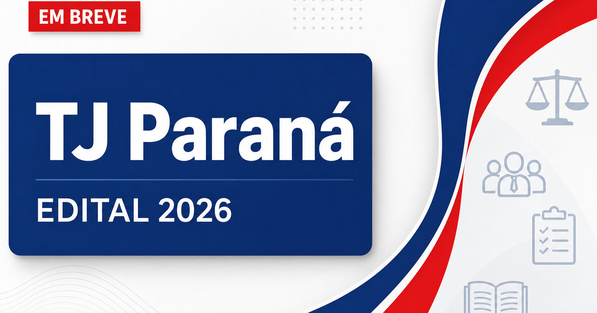 Concurso TJ PR tem banca organizadora predefinida; veja! - Tribunal de Justiça do Paraná