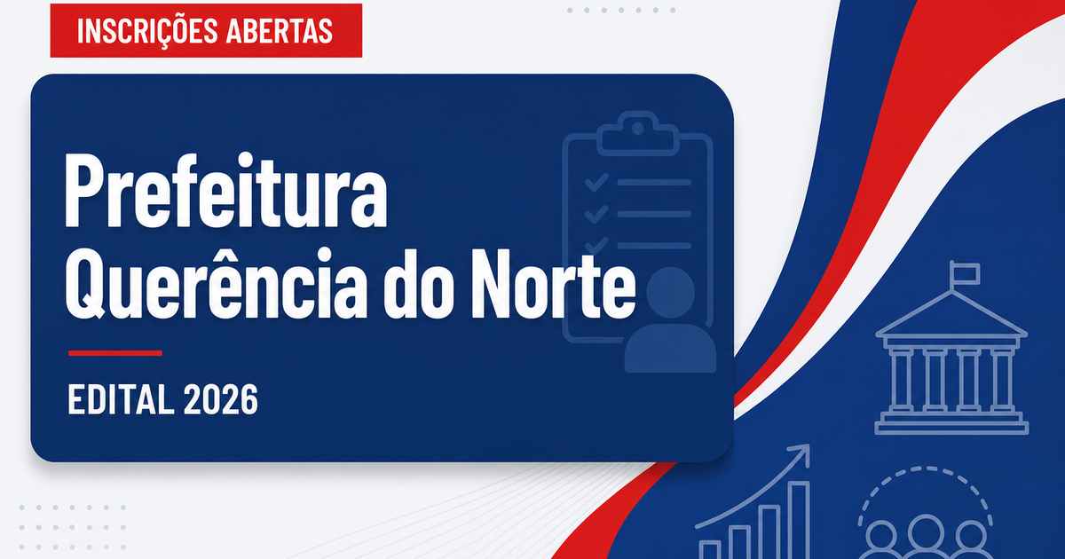 Prefeitura de Querência do Norte PR abre processo seletivo para nutricionista - Prefeitura de Querência do Norte