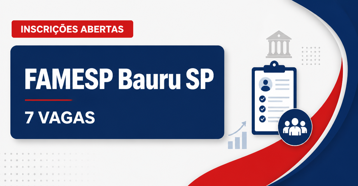 FAMESP - Fundação para o Desenvolvimento Médico e Hospitalar: FAMESP - SP abre processos seletivos para diferentes nívei - Fundação para o Desenvolvimento Médico e Hospitalar