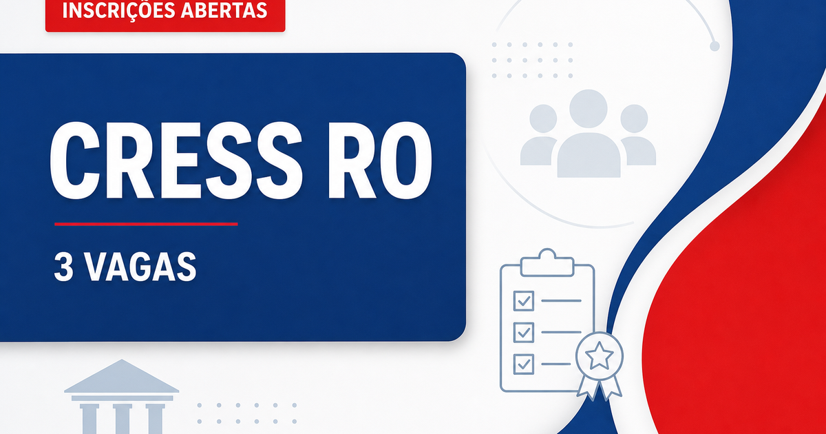 CRESS - Conselho Regional de Serviço Social da 23ª Região: CRESS - RO abre concurso com vagas para cargos de nível médio - Conselho Regional de Serviço Social