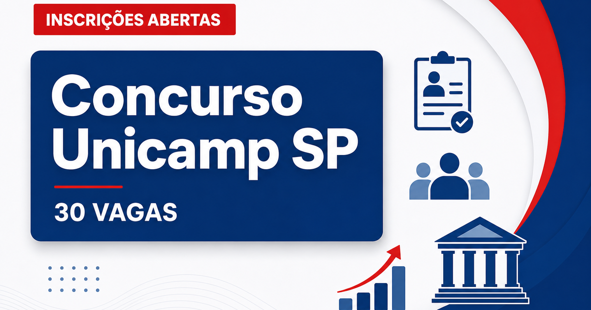 Concurso da Unicamp abre inscrições para quase 30 vagas no interior de SP - Universidade Estadual de Campinas