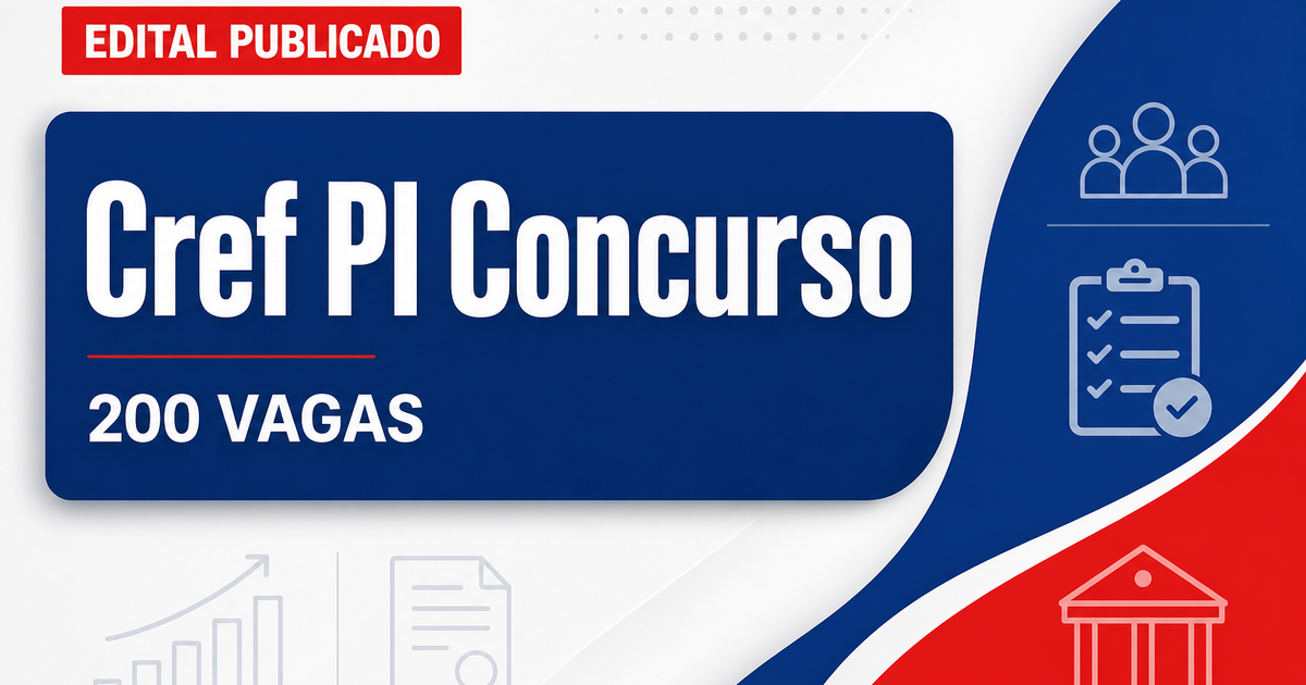 Concurso do Cref PI tem edital publicado para quase 200 vagas - Conselho Regional de Educação Física