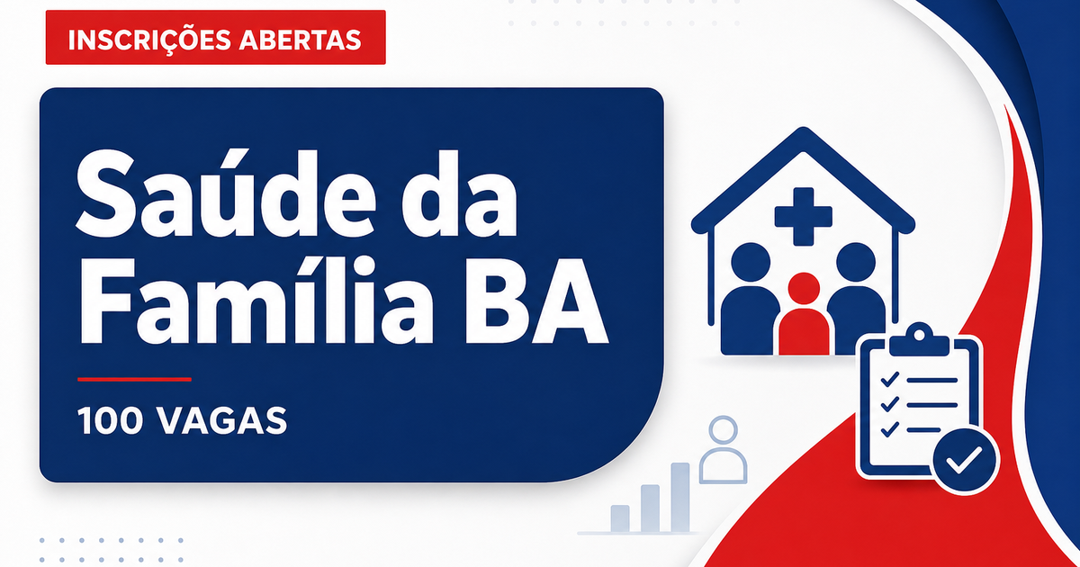 Fundação Estatal Saúde da Família BA abre processo seletivo com mais de 100 vagas em TI - Fundação Estatal Saúde da Família BA