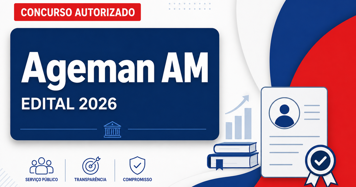 Concurso Ageman AM: primeiro edital deve ser publicado no segundo semestre - Agência Estadual de Meio Ambiente