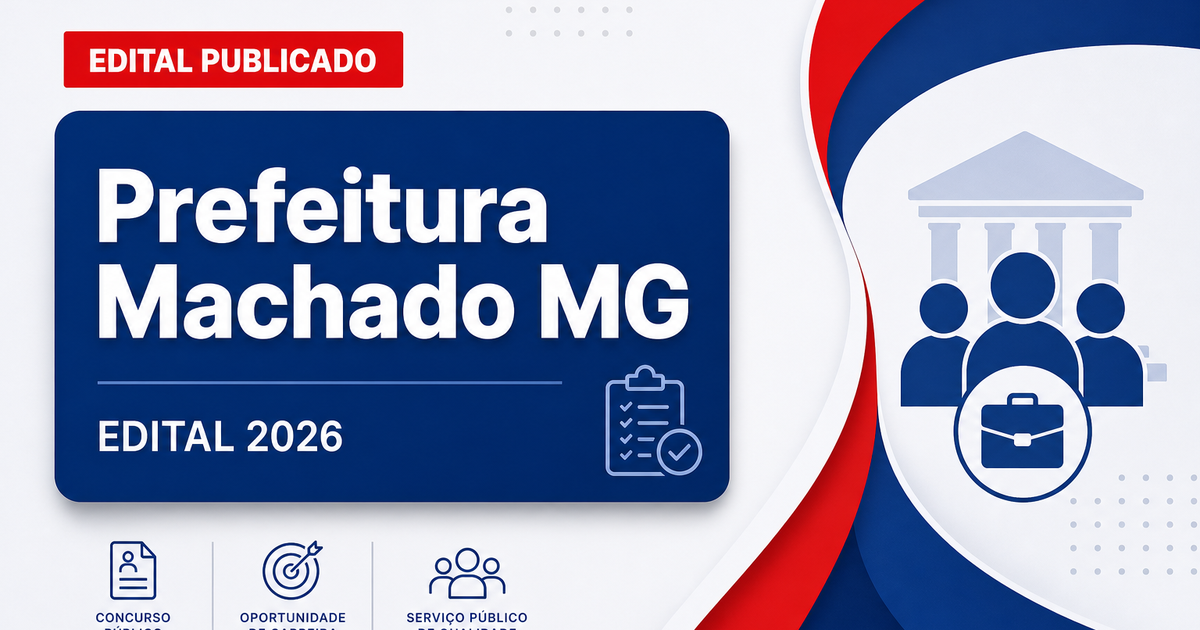 Prefeitura de Machado - MG retifica o processo seletivo para Agentes de Saúde e de Endemias - Prefeitura de Machado
