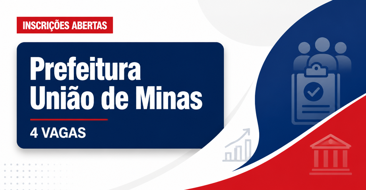 Prefeitura de União de Minas: Prefeitura de União de Minas - MG abre vagas para Agentes de Saúde e Endemias - Prefeitura de União de Minas
