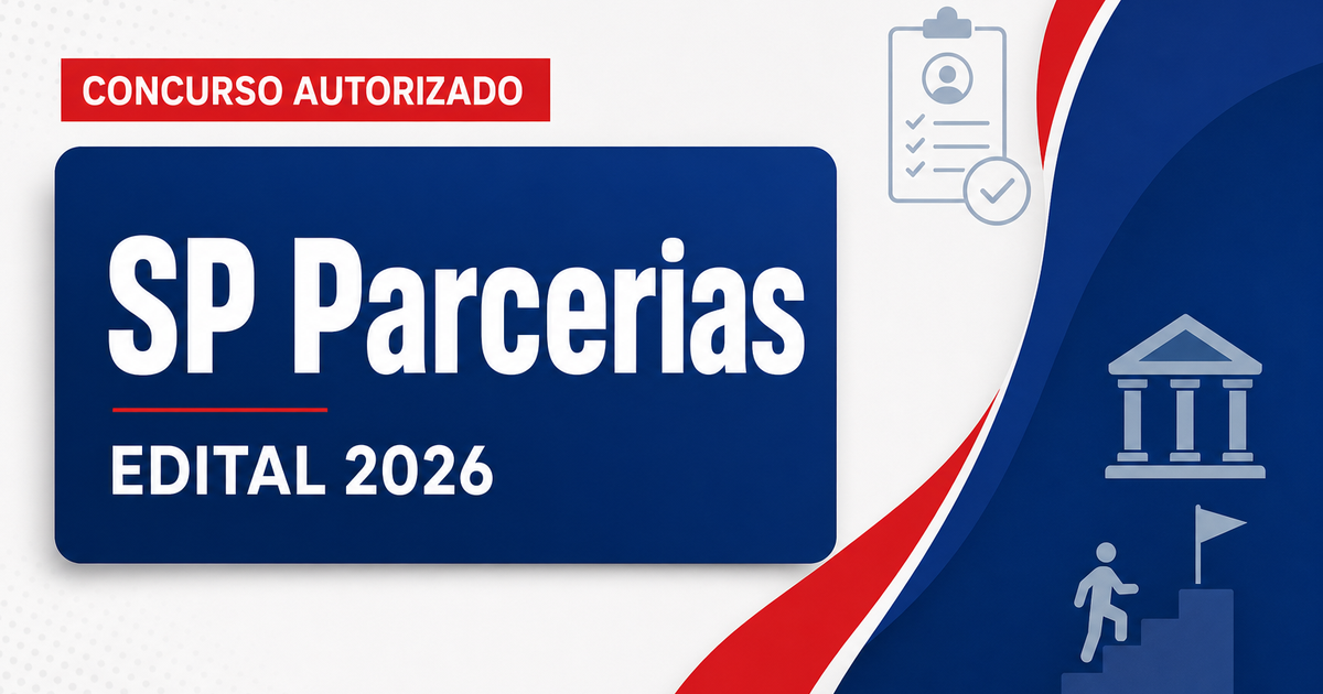 Concurso SP Parcerias tem banca definida para novo edital - SP Parcerias
