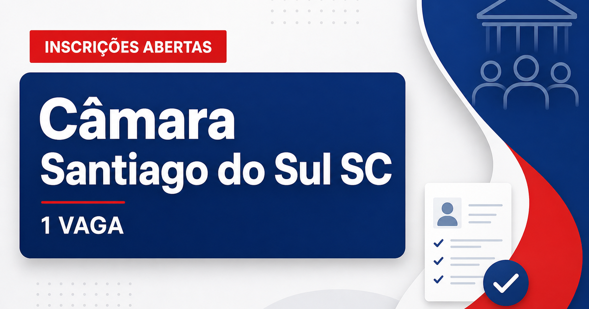 Câmara de Santiago do Sul: Câmara de Santiago do Sul - SC abre concurso público para Analista Administrativo e Contador - Câmara de Santiago do Sul