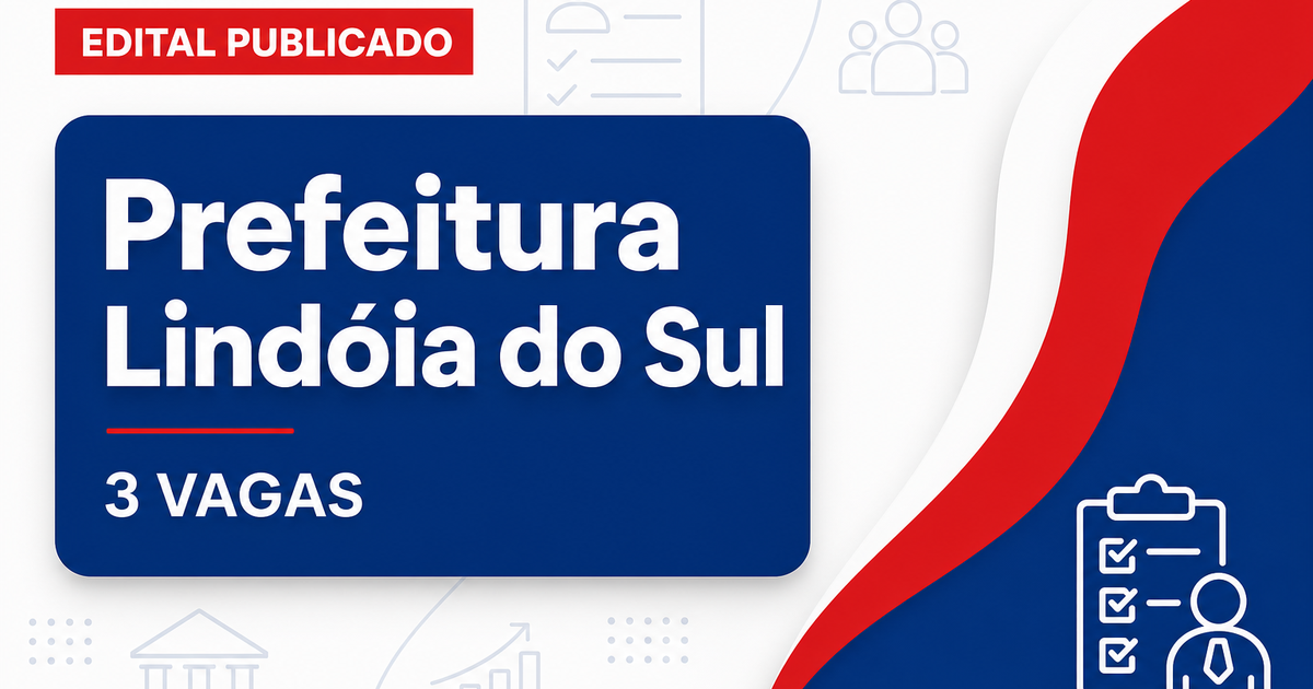 Processo seletivo Prefeitura de Lindóia do Sul SC abre 3 vagas de ACS - Prefeitura de Lindóia do Sul
